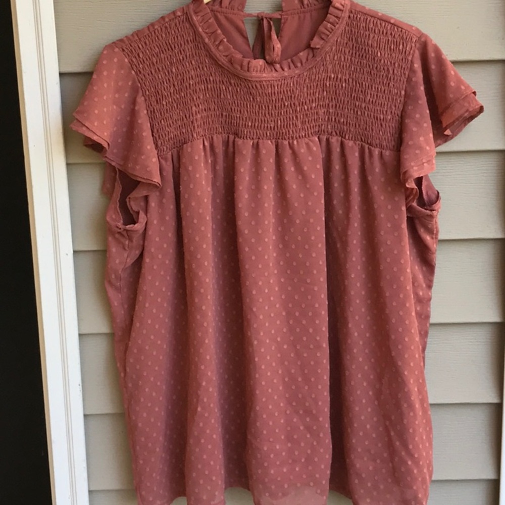 This top looks just like cinnamon!  Wear this to be right in style!